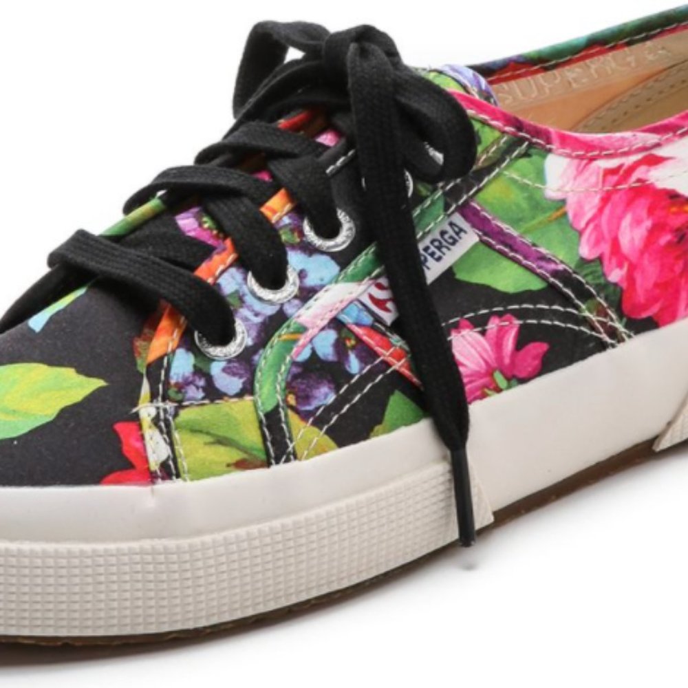 Floral Superga sneakers
